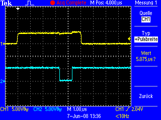 Z80 PIO handshake sender