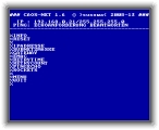 CAOSNET 1.6 TCPIP-Stack Menue * 320 x 256 * (3KB)